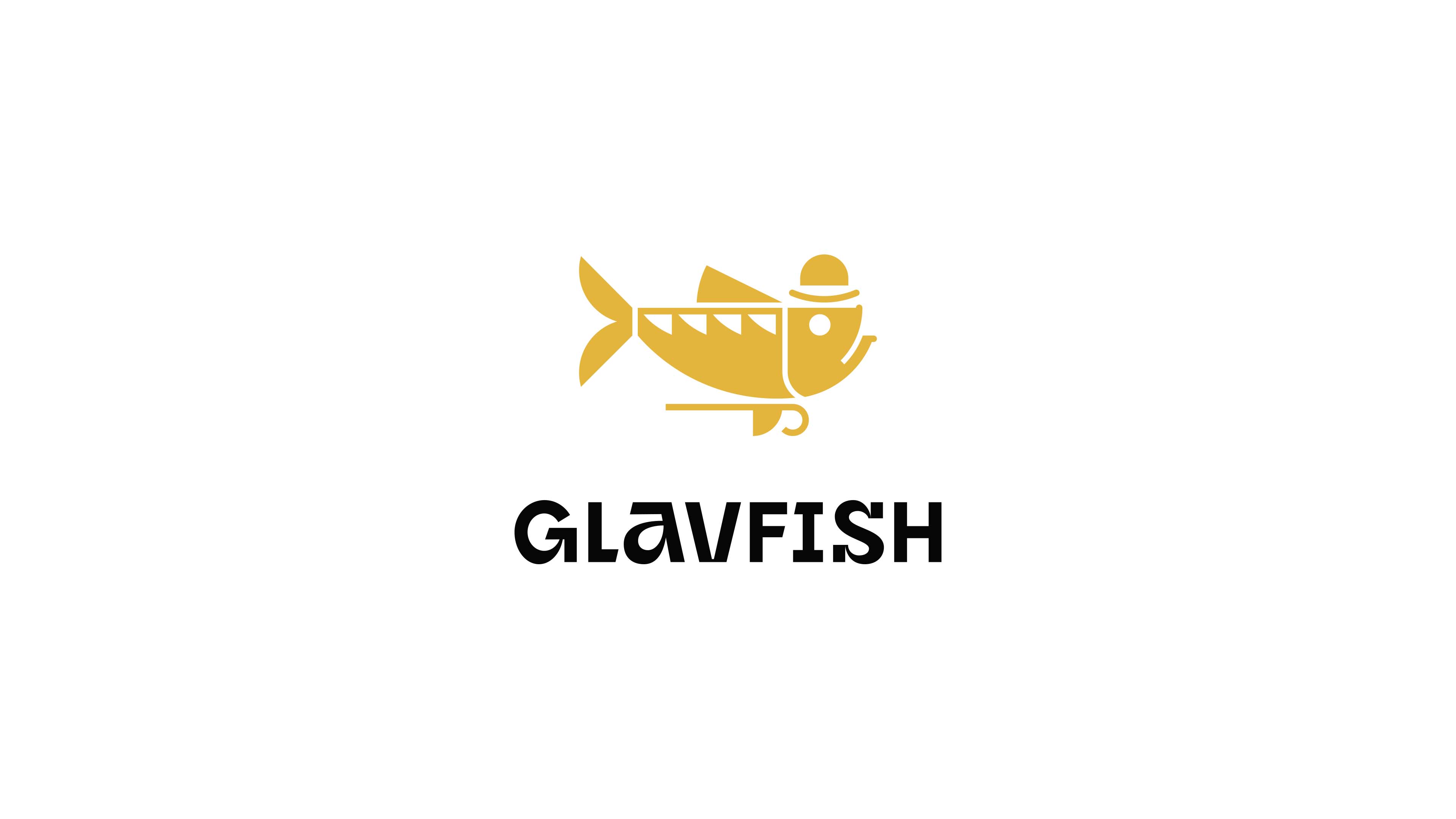 Разработка фирменного стиля для Glavfish - логотип в цвете